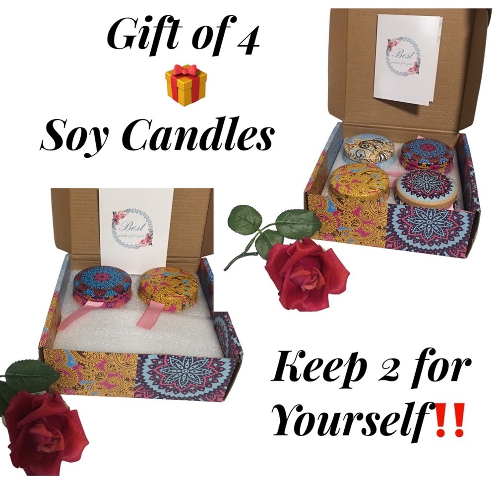 Soy Candles Essential oil 2 Box sets. Read description. Great GIFT 4 fra…